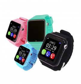 Умные детские часы с GPS трекером Smart Baby Watch V7k 3 Цвета (GPS+LBS)