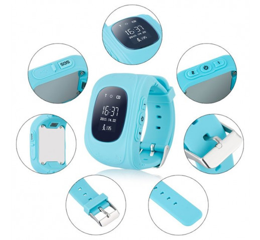 Умные детские часы с GPS трекером Smart Baby Watch Q50 (OLED)