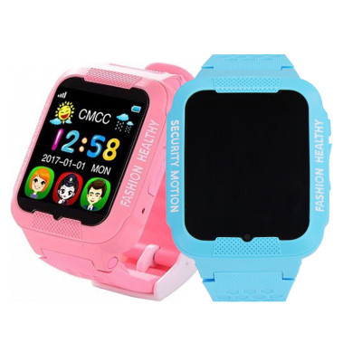 Умные детские часы с GPS трекером Smart Baby Watch K3 (GPS+LBS) в двух цветах